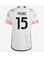 Juventus Kenan Yildiz #15 Venkovní Dres 2023-24 Krátký Rukáv